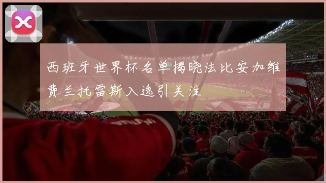 西班牙世界杯名单揭晓法比安加维费兰托雷斯入选引关注